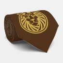Search for gold lion ties Animal