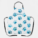 Recherche de empreinte de pas tabliers Chien