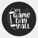 Search for football game day stickers Funny