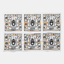 Search for halloween tea towels Black and white