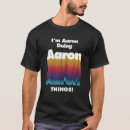 Search for name aaron tshirts Birthday
