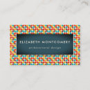Search for mid century business cards Space age