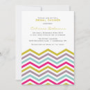 Search for chevron bridal shower invitations Zigzag