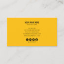Search for circle business cards Simple black and white