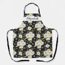 Search for daisy pattern aprons White