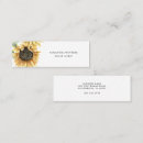 Search for sunflower business cards Watercolor