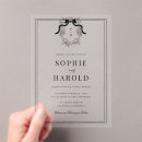Search for victorian square invitations Black and white