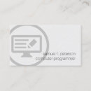 Search for program business cards Web designer