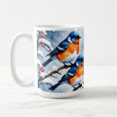Recherche de petit oiseau rouge tasses Noël