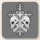 Search for gothic skull coasters Skeleton