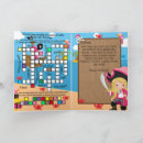 Recherche de pirates vœux cartes D'anniversaire pirate