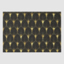 Search for black and gold tissue paper Retro