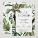 Search for jungle bridal shower invitations Tropical
