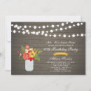 Search for rustic surprise party invitations Floral
