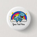 Recherche de dinosaure drôle badges Coloré