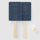 Search for navy wedding programs Modern minimalist