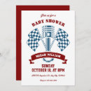 Search for racing baby shower invitations Vintage