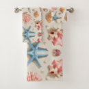 Search for sea shell bath towels Marine life