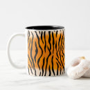 Recherche de tigre sauvage tasses Orange