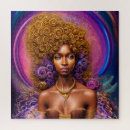 Search for black woman puzzles Melanin