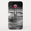 Search for rose macro iphone cases Red