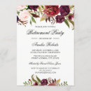 Recherche de parties de retraite invitations Floral