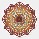 Search for orange mandala stickers Floral
