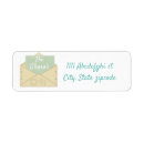 Search for postal return address labels Vintage