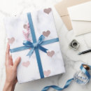 Recherche de rose métallique papier cadeau Girly