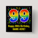 Search for 99 buttons 99th birthday