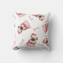 Search for pug christmas pillows Cute