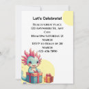 Search for axolotl invitations Pink axolotl party