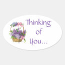 Search for vintage thinking stickers Thinking of you