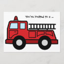 Search for firetruck invitations Firemen