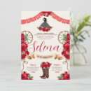 Search for red quinceanera invitations Roses