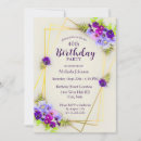 Search for pansy birthday invitations Pansies