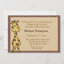 Recherche de girafe anniversaire invitations Dessin
