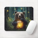 Recherche de lucioles tapis souris Nuit