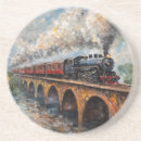 Recherche de piste dessous de verres Train