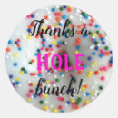 Search for doughnut thank you stickers Thanks