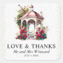 Search for spring square wedding stickers Gold