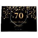 Search for black and gold gift bags Calligraphy