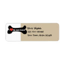 Search for terrier dog return address labels England