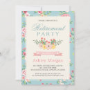 Search for feminine retirement party invitations Vintage