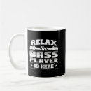 Search for funny bass guitar mugs Music