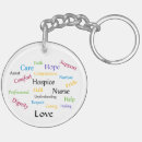 Search for caring round keychains Hospice