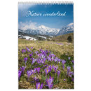 Recherche de merveilleux calendriers Nature