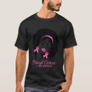 Search for african american cancer tshirts Black