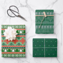 Search for ugly sweater wrapping paper White