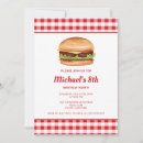 Search for hamburger birthday invitations Barbecue
